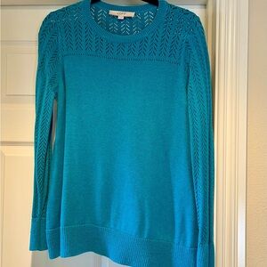Turquoise Ann Taylor Lift sweater size M